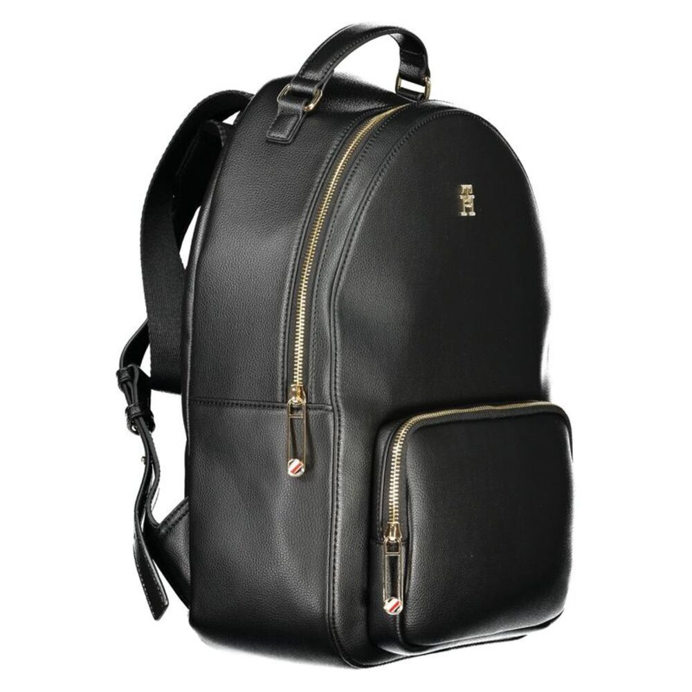 Tommy Hilfiger Black Polyethylene Women Women's Backpack - Picture 3 of 3